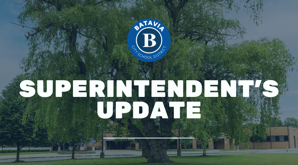 Superintendent's Update: Friday, May 8, 2026