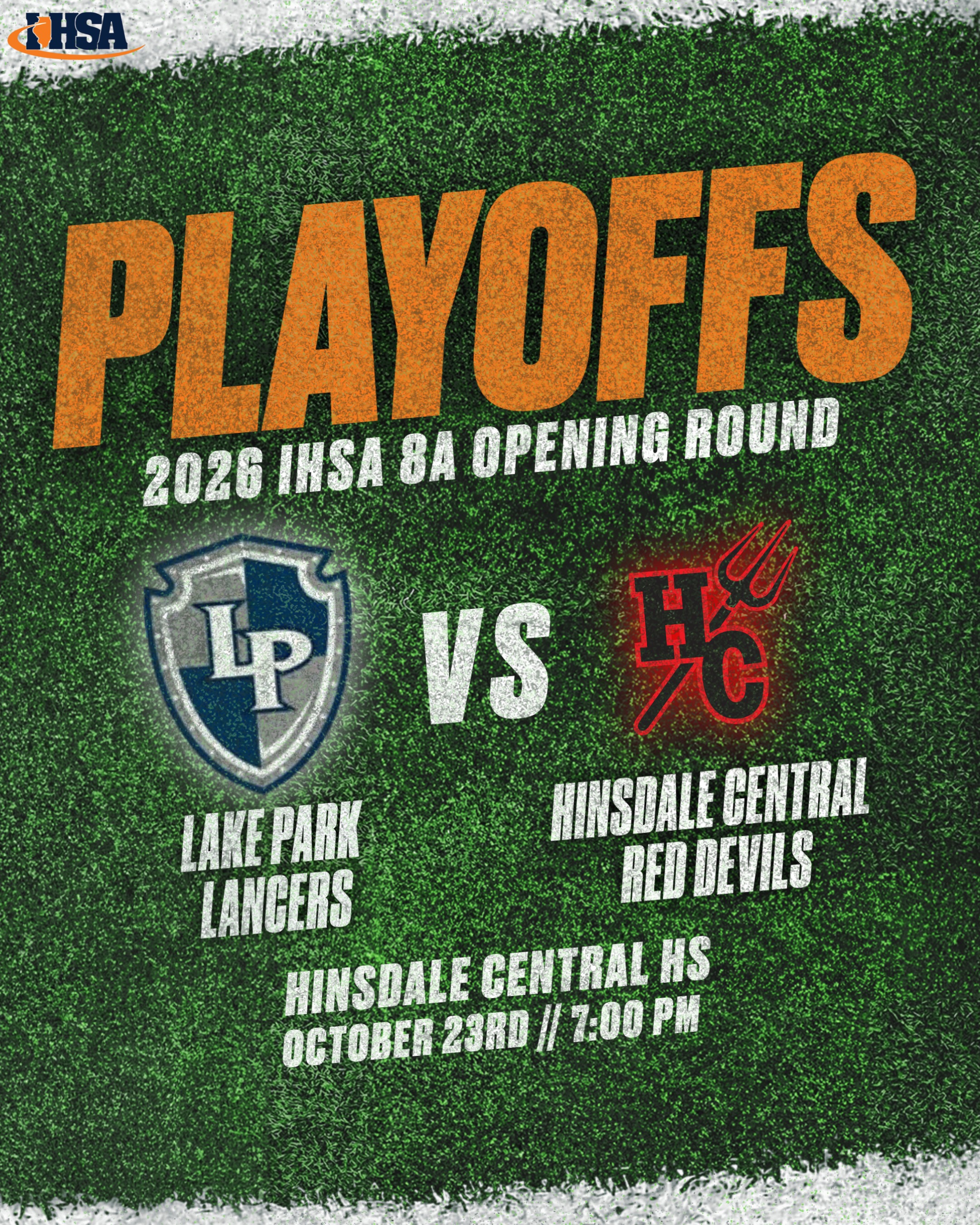 IHSA 8A Football Playoff Opening Round Information