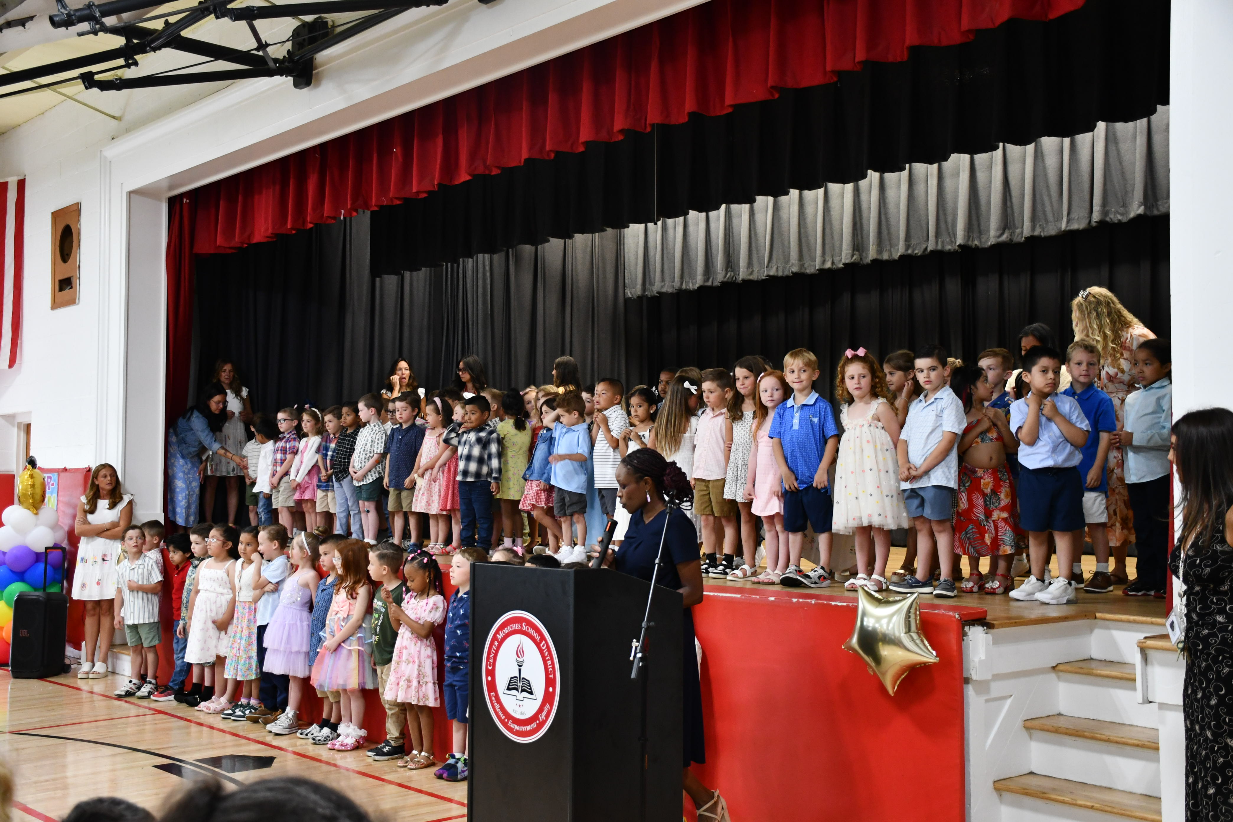 Center Moriches Students Celebrate Moving Up