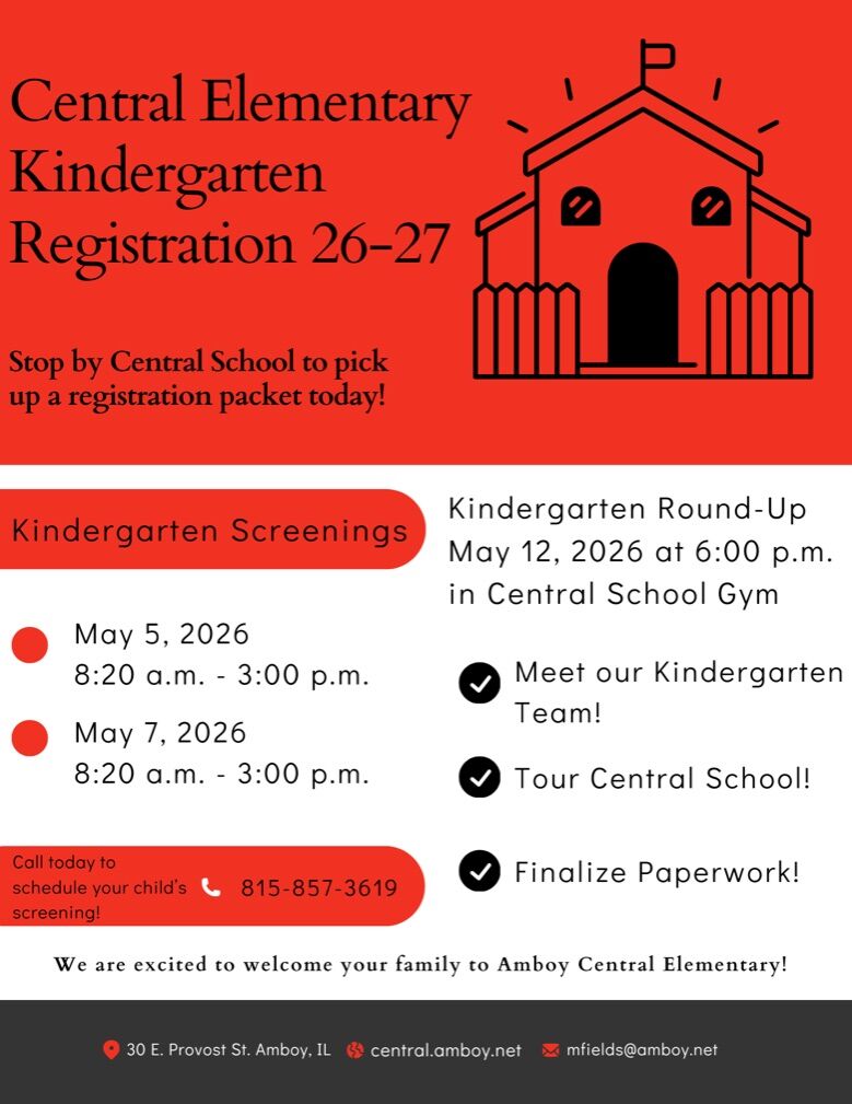 Kindergarten Round-up Tonight!
