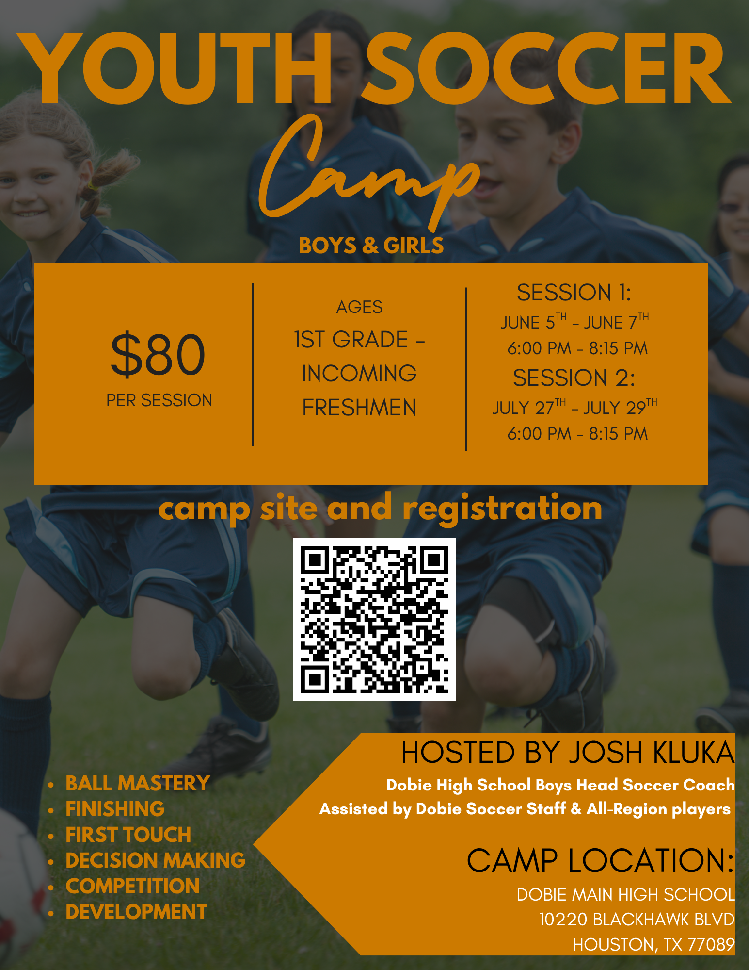 Dobie Soccer Camp