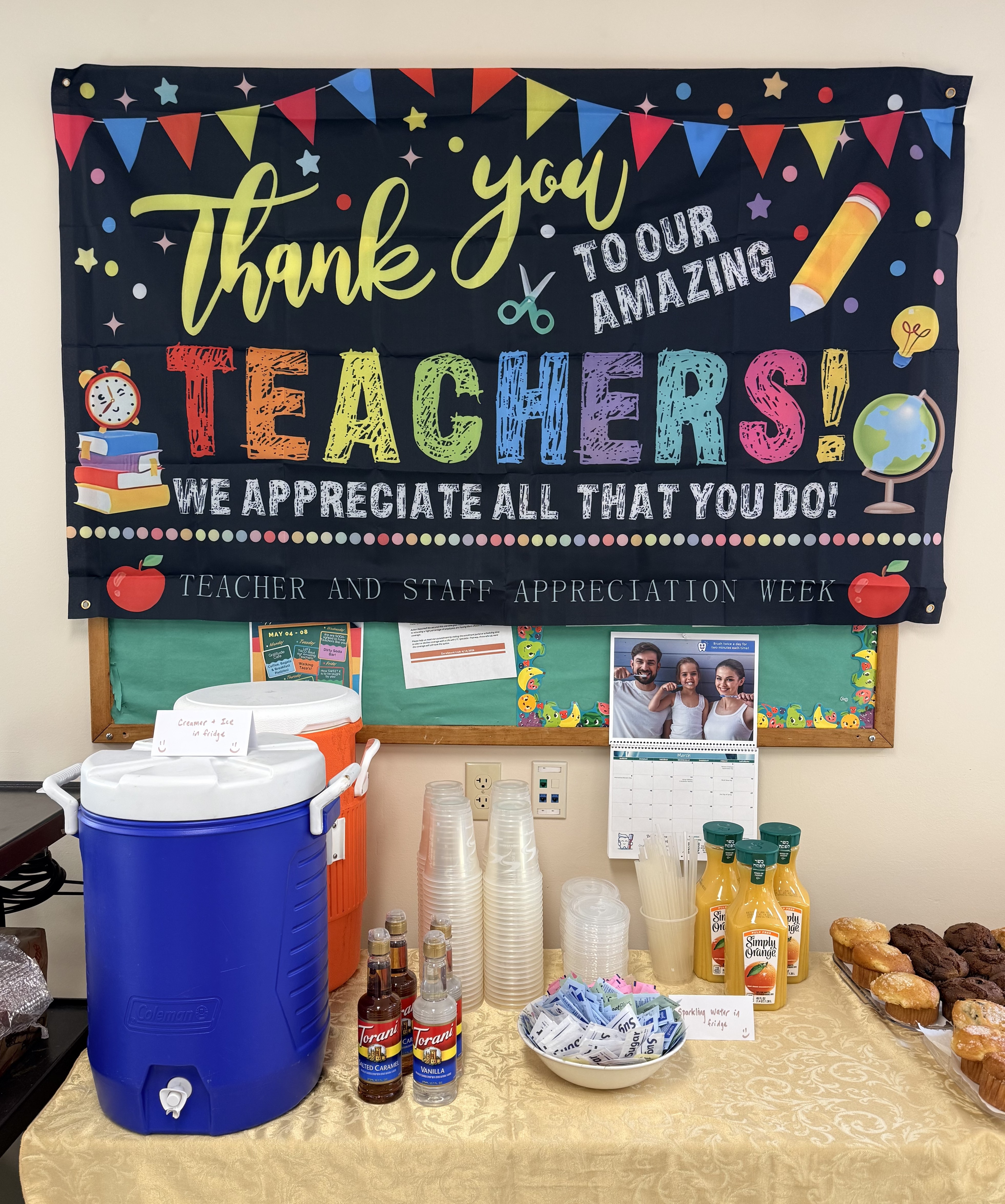 Early Release on Wednesday, May 13th at 1:30... Educator Appreciation Week was lovely!