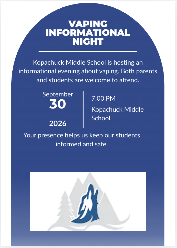 Reminder: Vaping Informational Night tonight