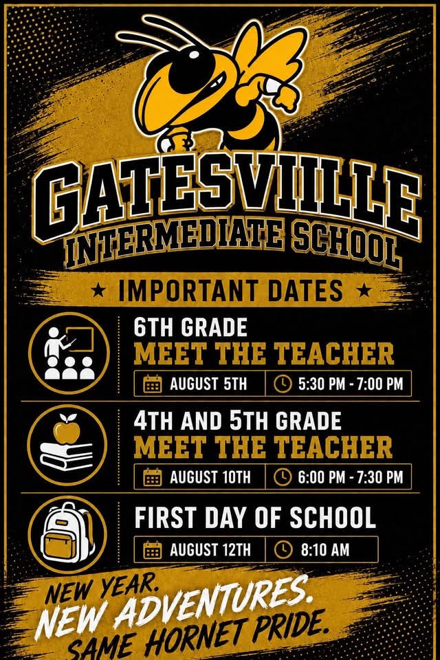 Important Dates!
