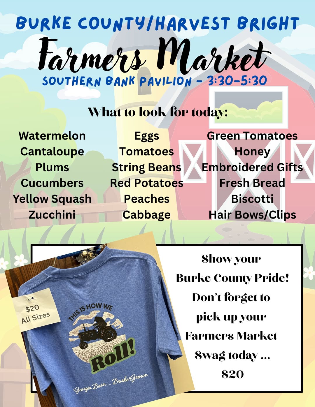 Meet Us at the Market Today!