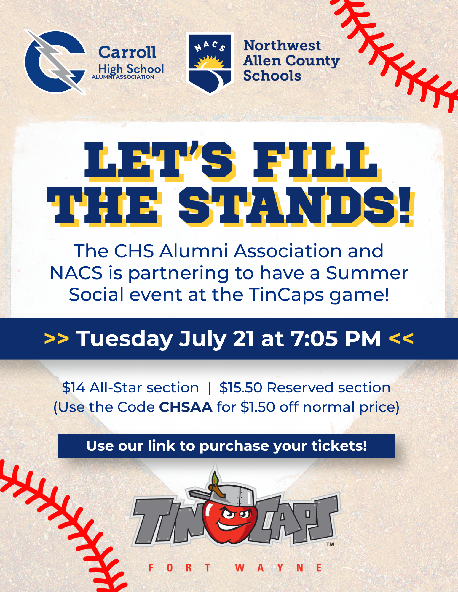Hey, NACS! Let's Meet at the Game!
