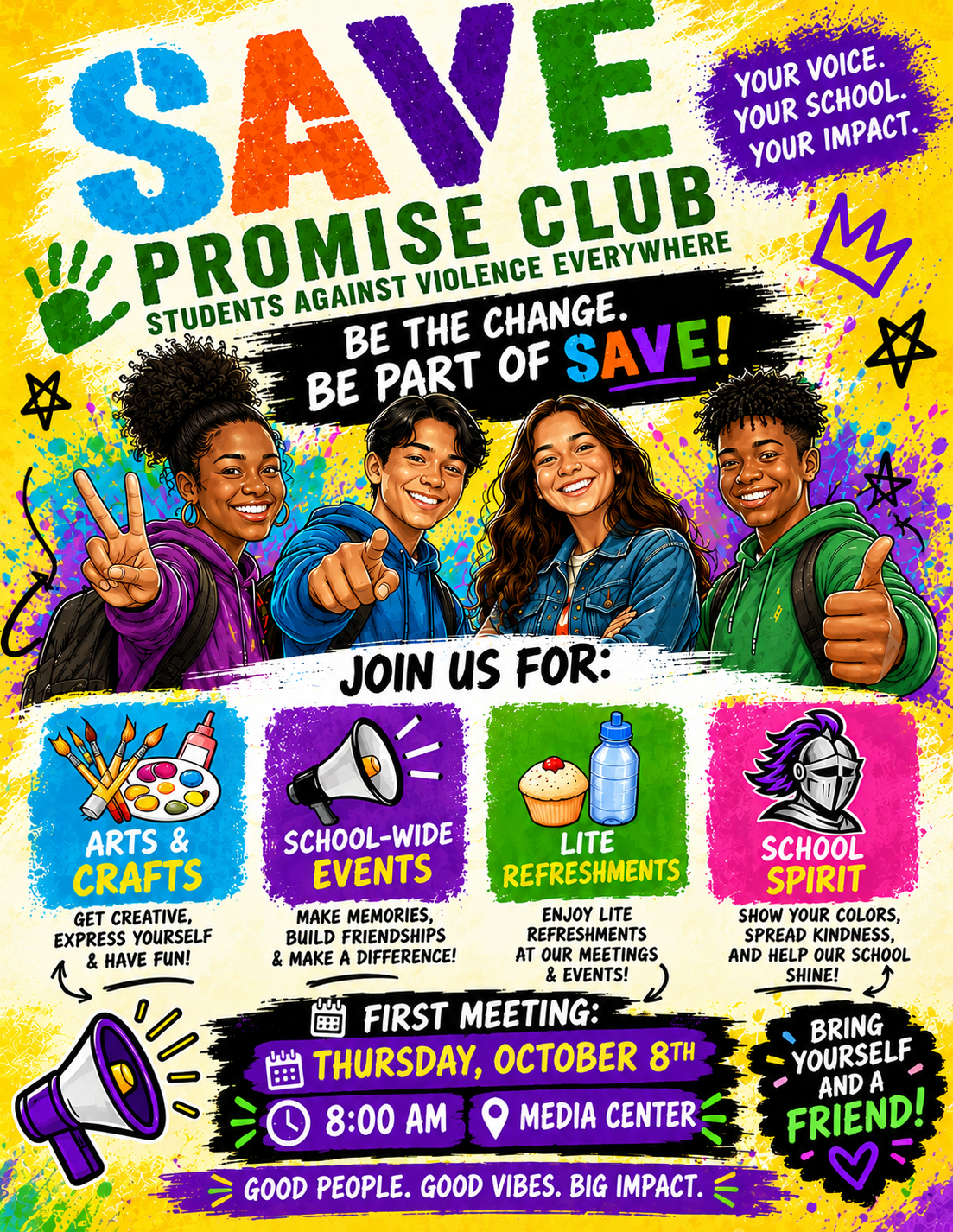 SAVE Promise Club Meeting Tomorrow