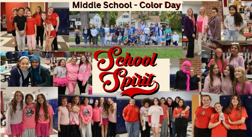 School Spirit gets Colorful at the Middle School!