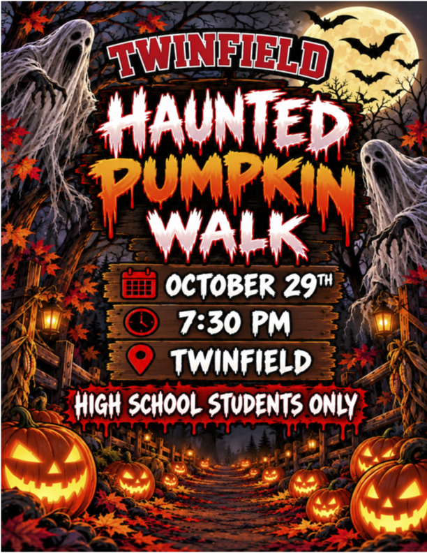 Oct. 29: THS Haunted Walk!