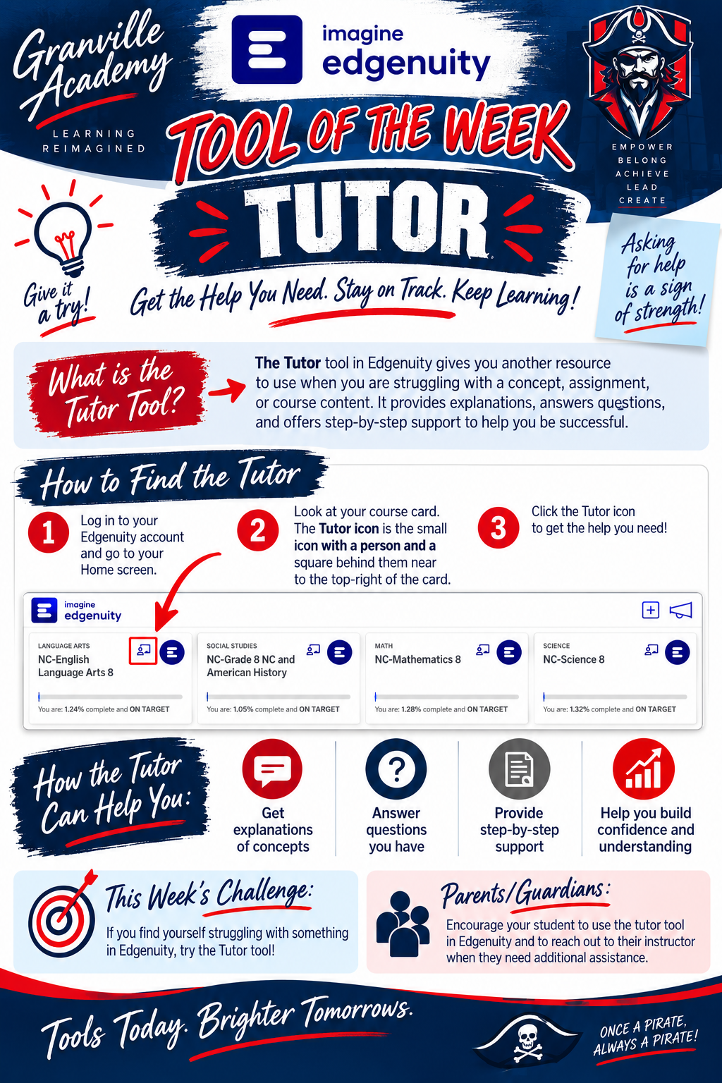 Edgenuity Tool of the Week - Tutor