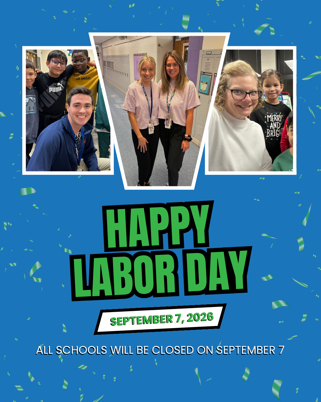 Labor Day - No School