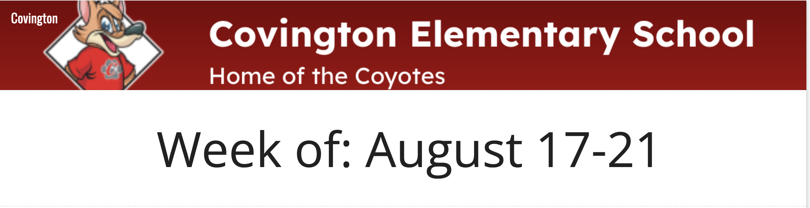 August 17-21 