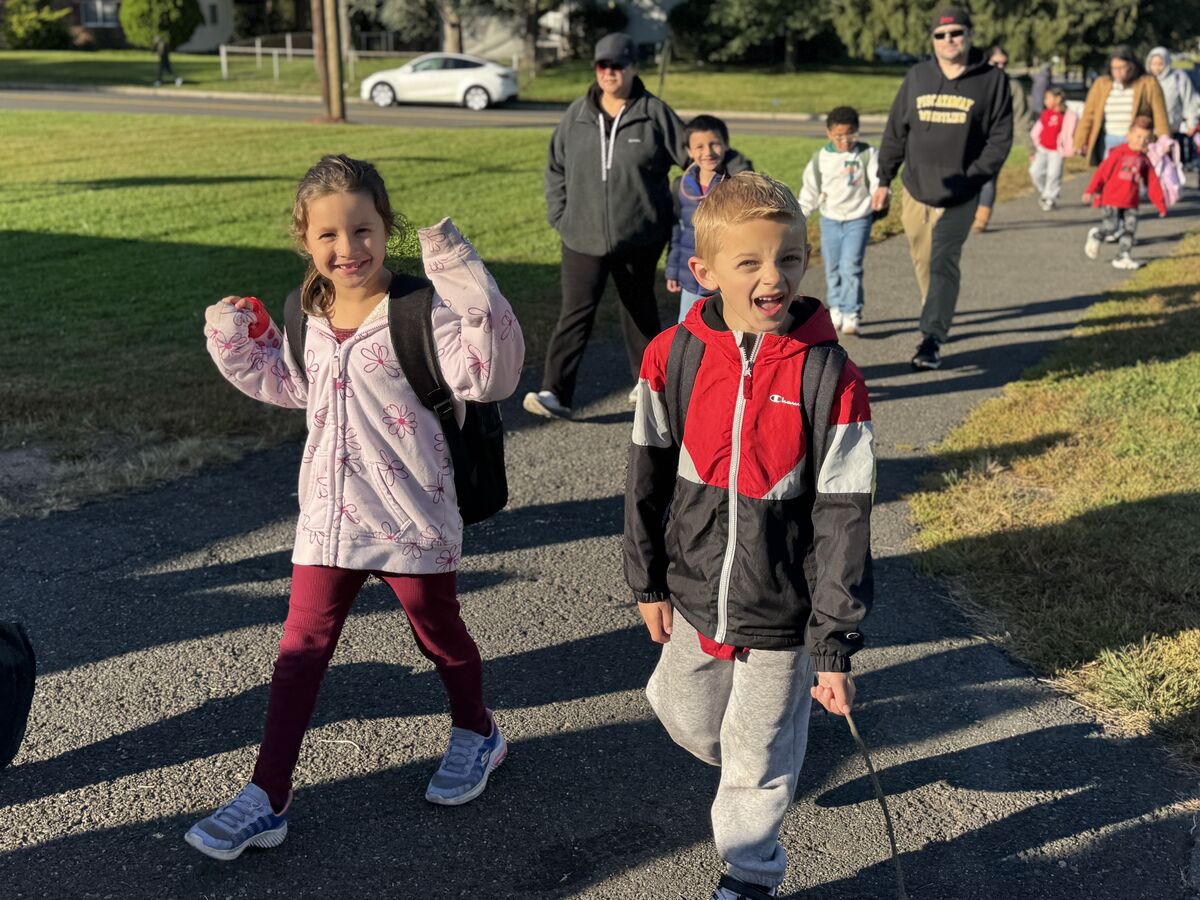 Walk Your Child to School Day photos from Knollwood