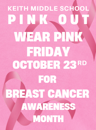 Pink out day October 23, 2026!
