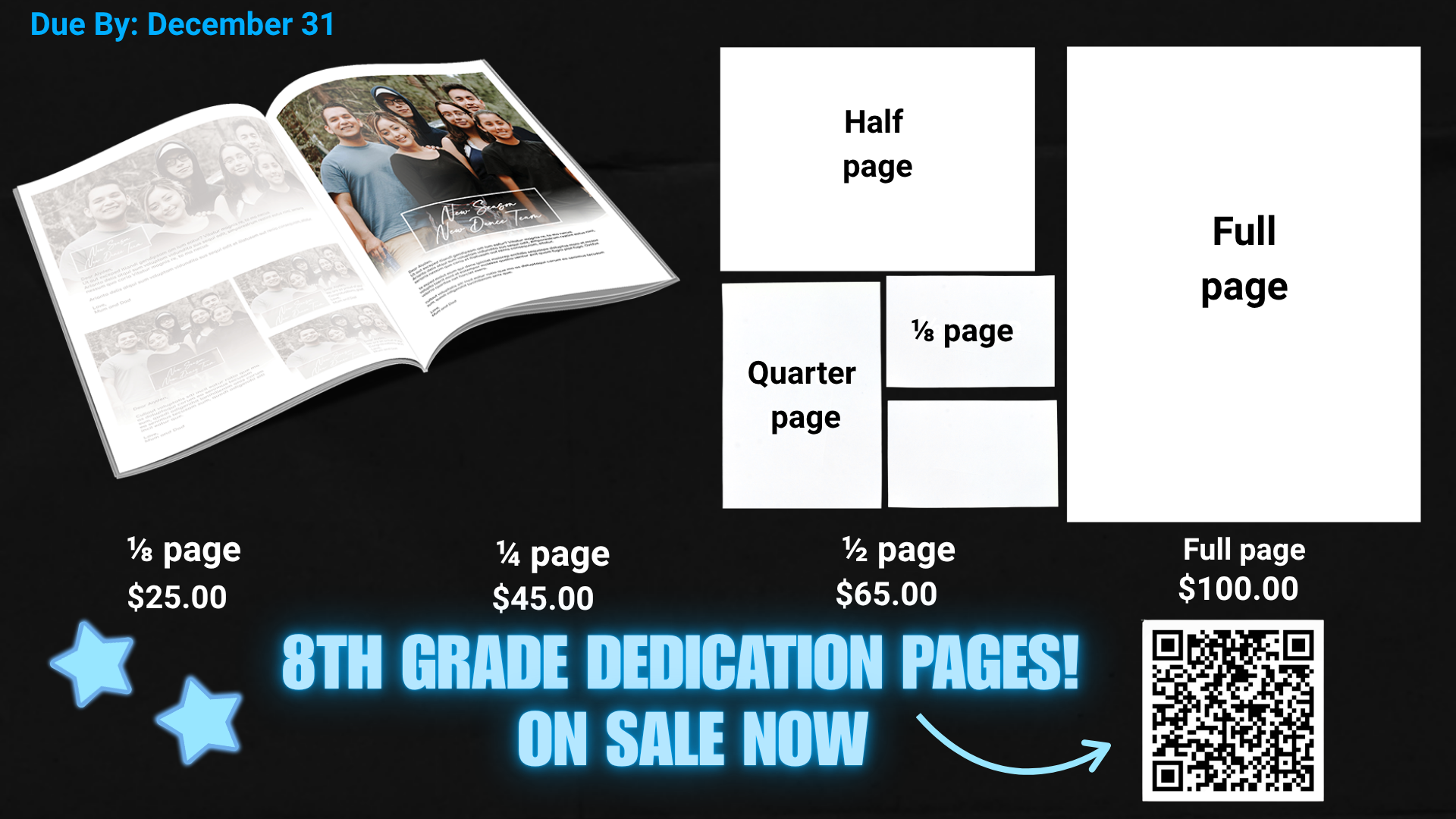 8th Grade Yearbook Dedication page