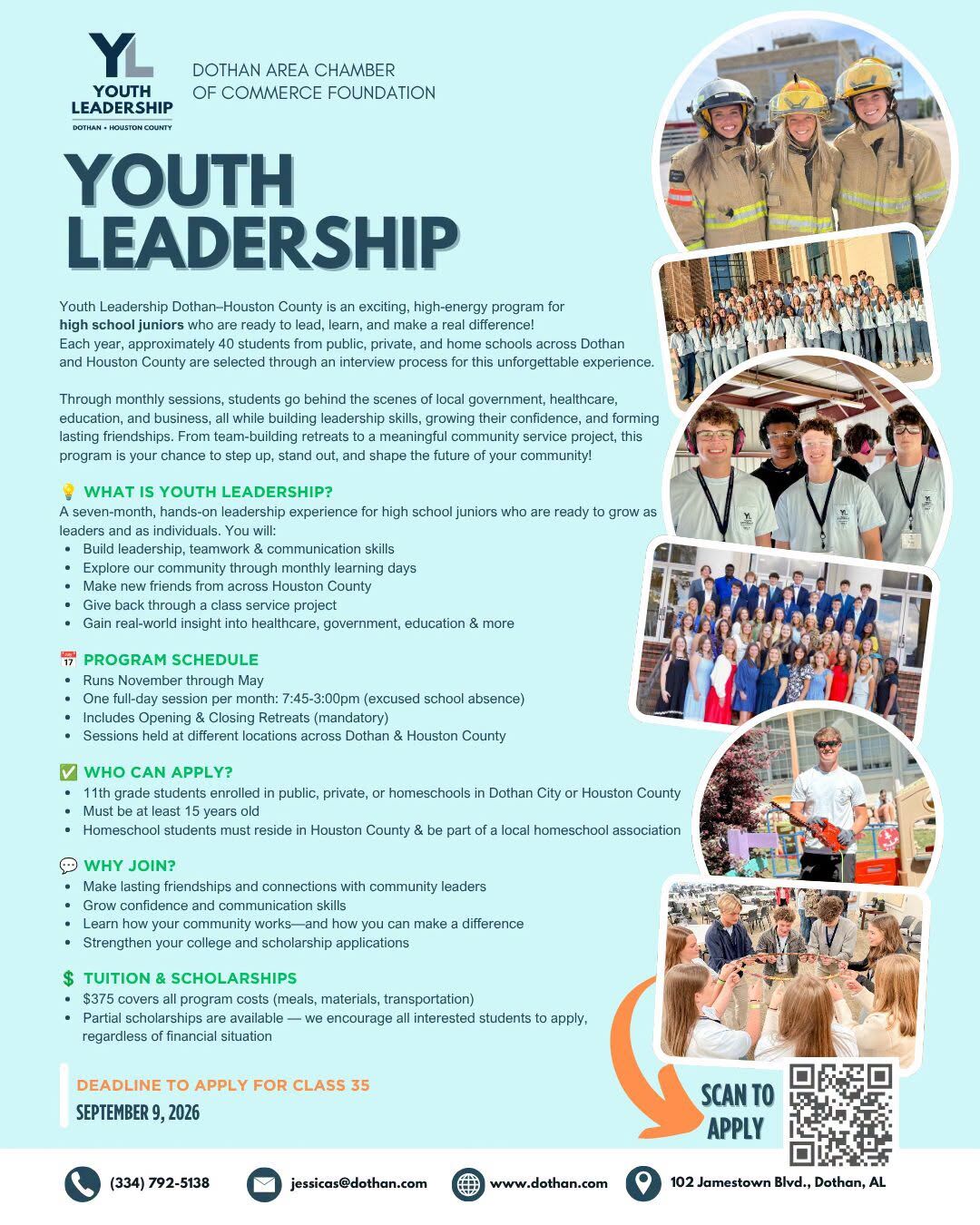 Juniors-- Youth Leadership Application