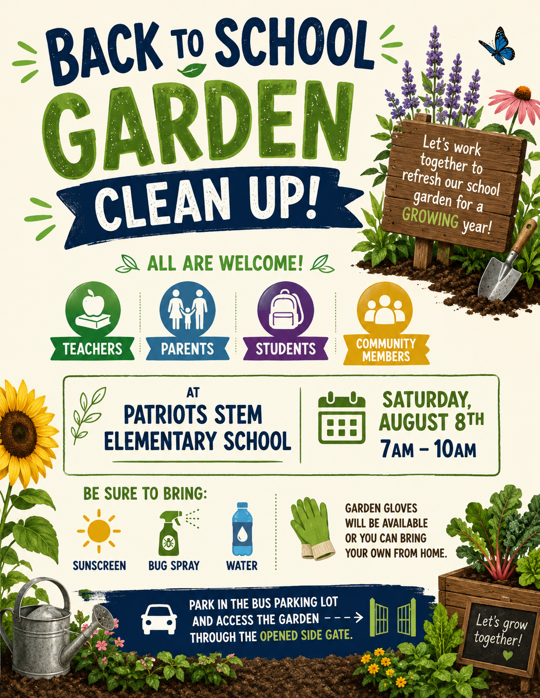 Patriots Garden Workday & Open House