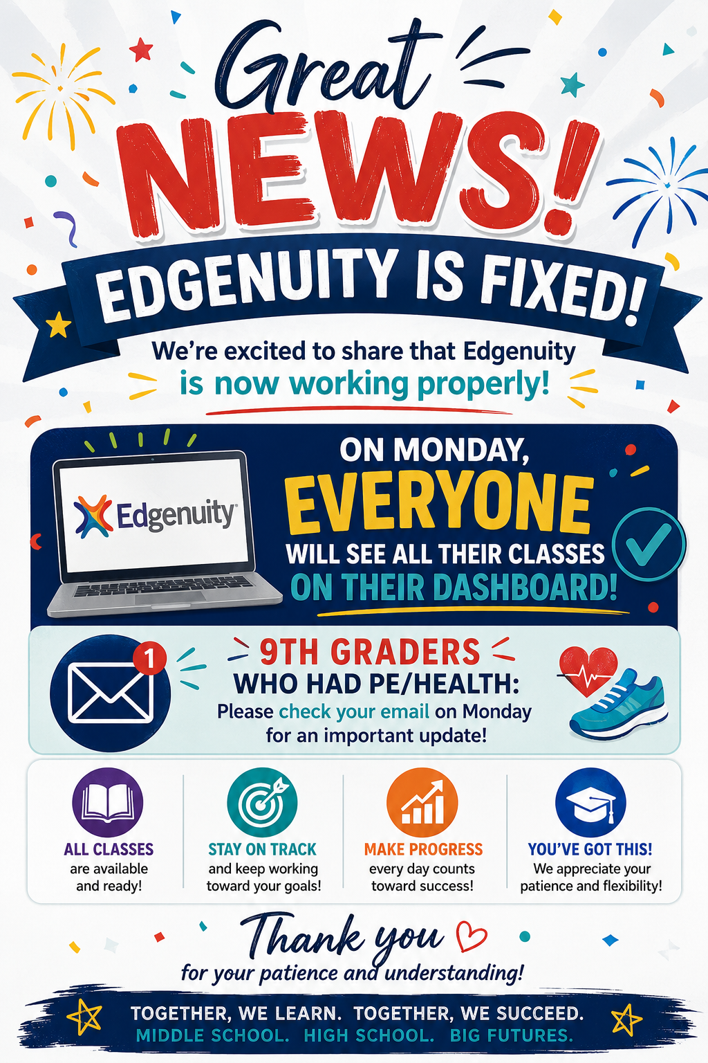 🎉 GREAT NEWS, GA FAMILIES! 🎉