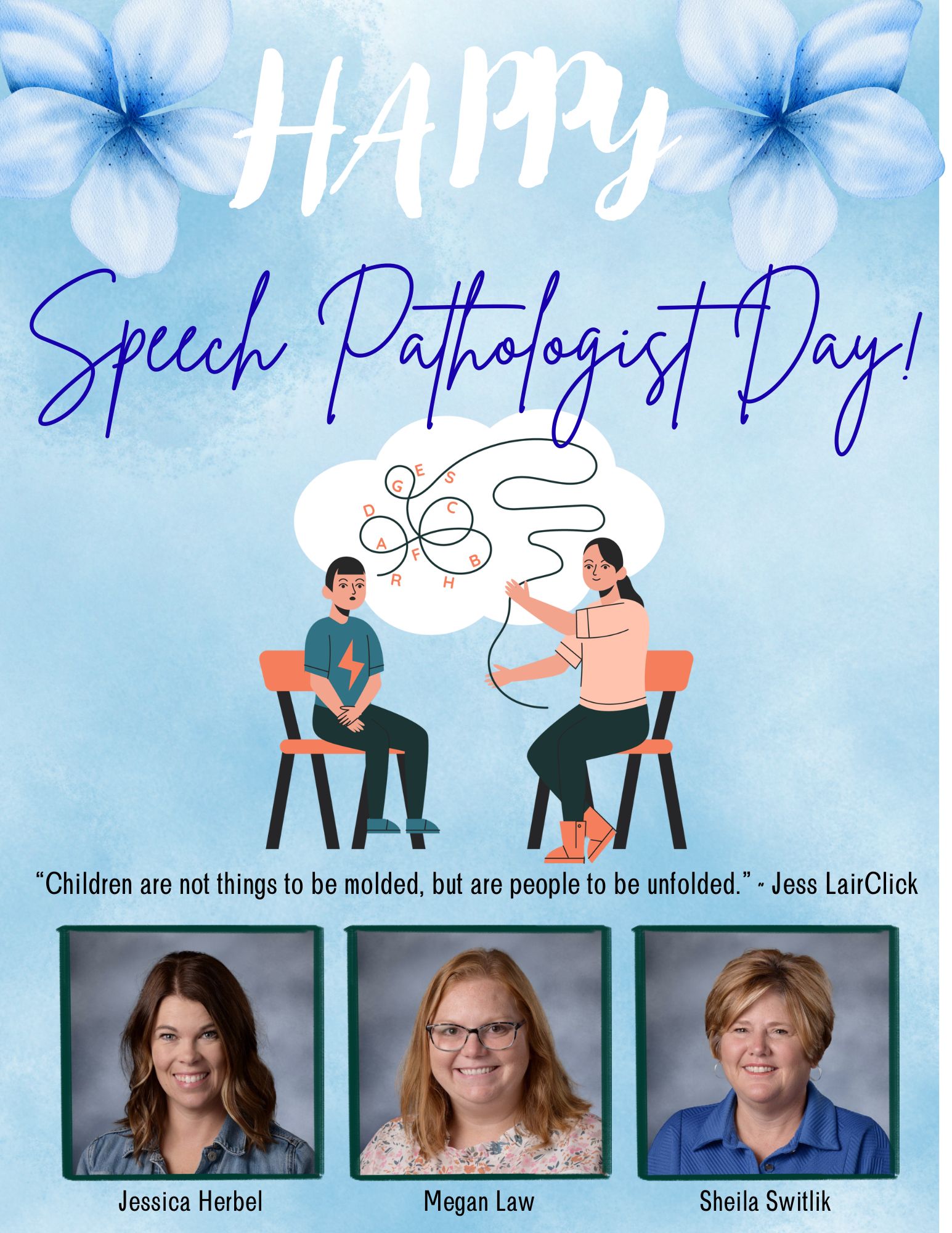 Happy Speech Pathologist Day!