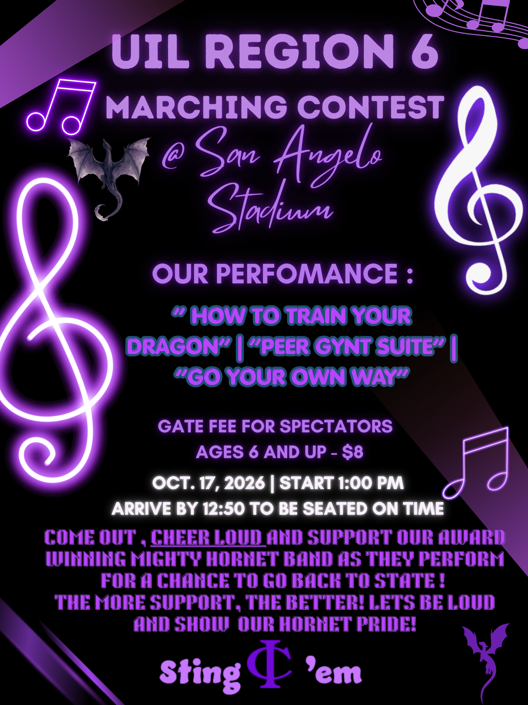 UIL Region 6 Marching Contest