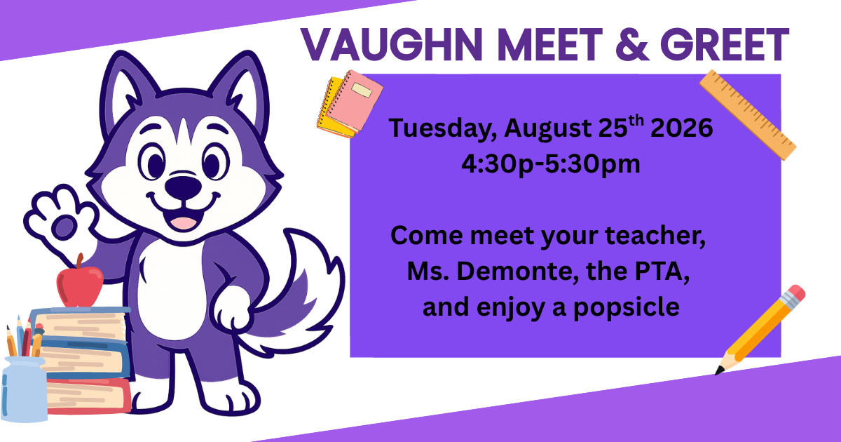 Vaughn Meet & Greet - Tues Aug 25th