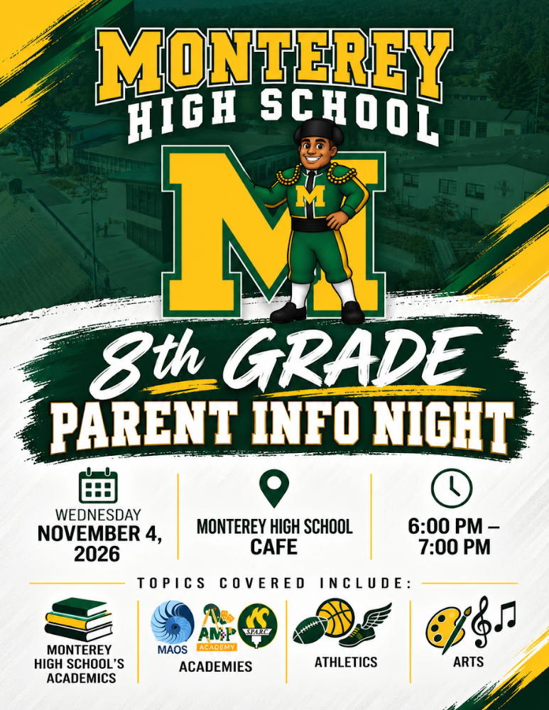 8th Grade Parent Night - November 4