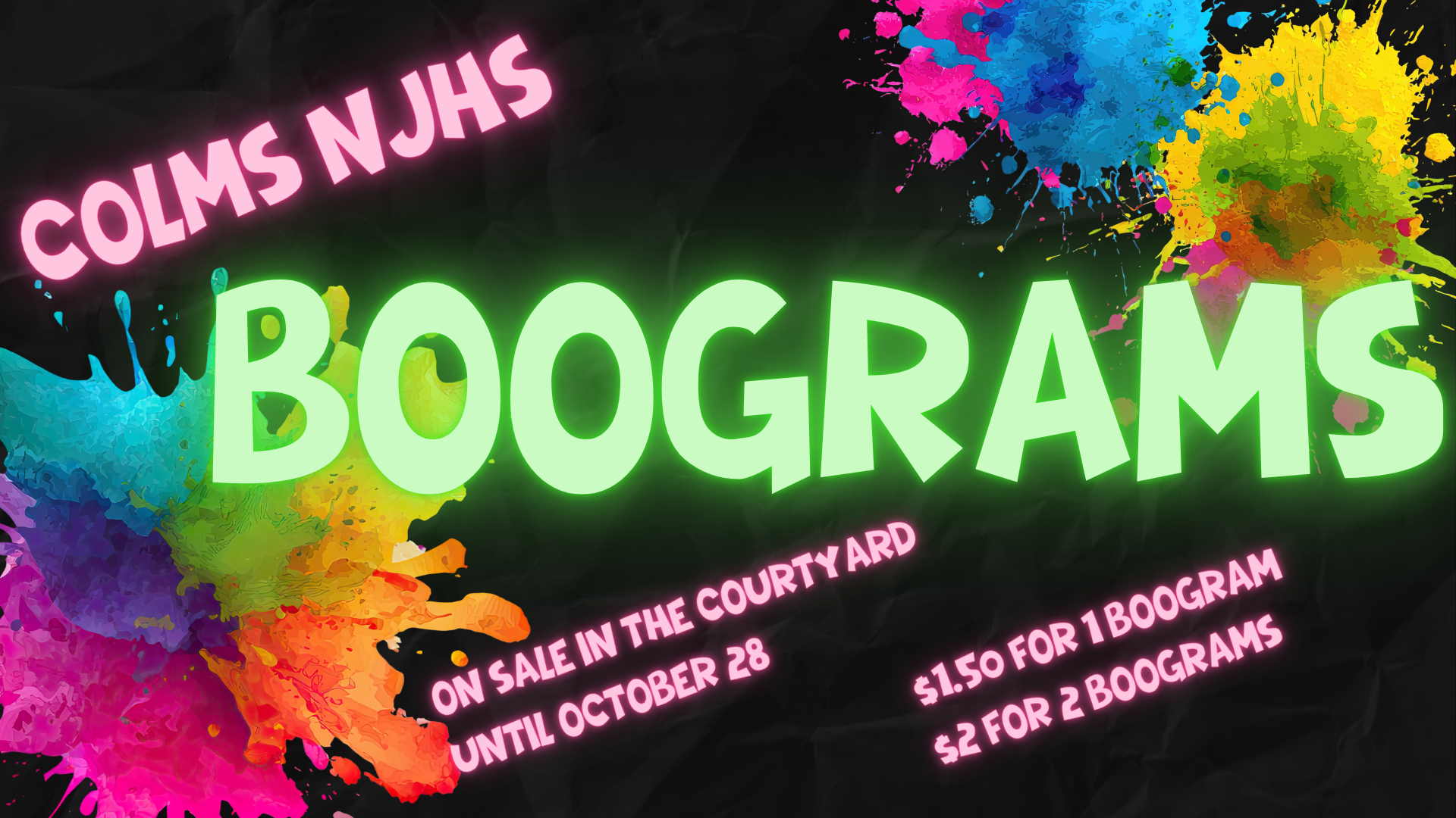 BOOGRAMS ON SALE 