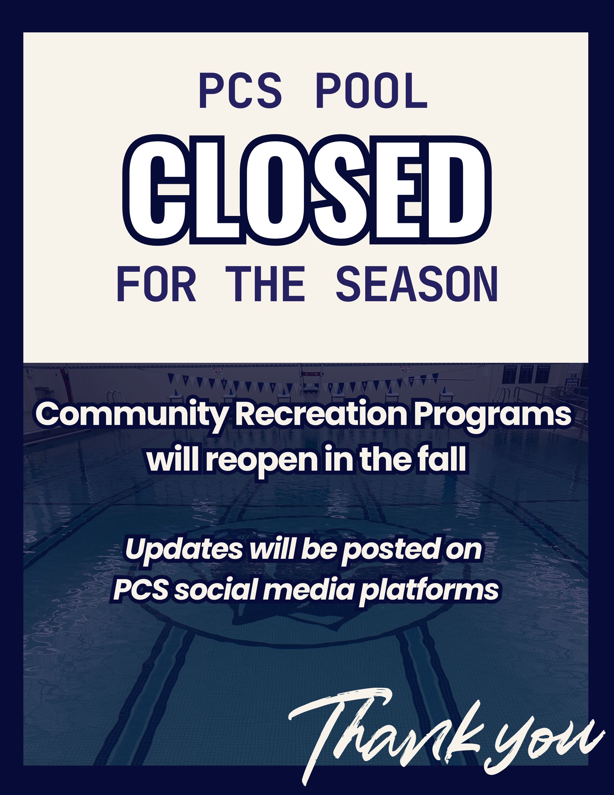 Community Recreation Updates