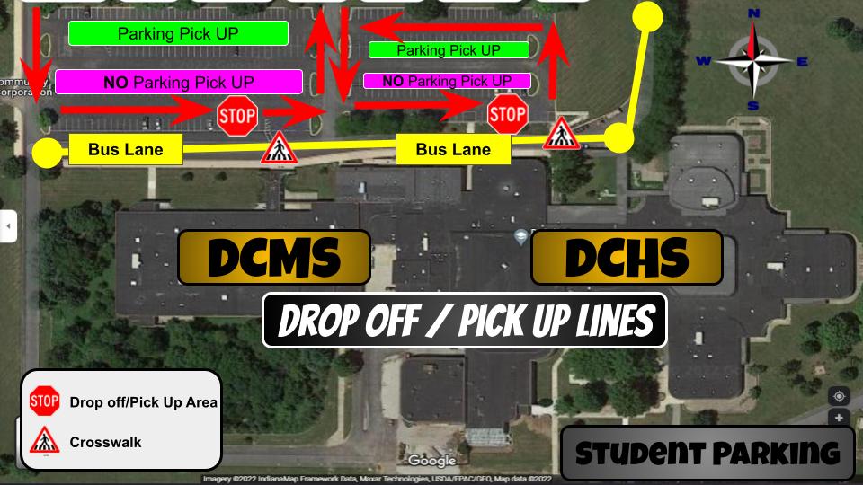 DCHS Drop Off and Pick up Lines