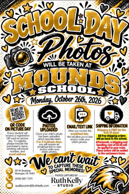 Picture Day - Monday, Oct. 26th