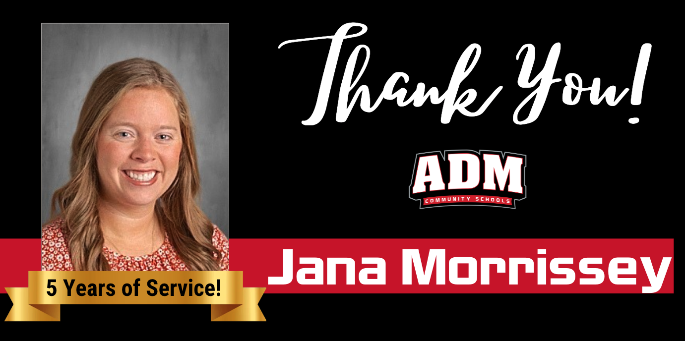 Jana Morrissey ~ 5 Years of Service!