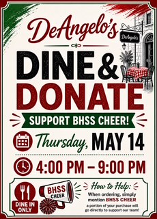 Cheer Dine and Donate