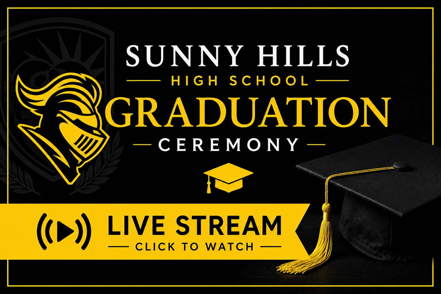 SHHS Graduation - Live Stream Link - Thursday, May 28 - 3 PM