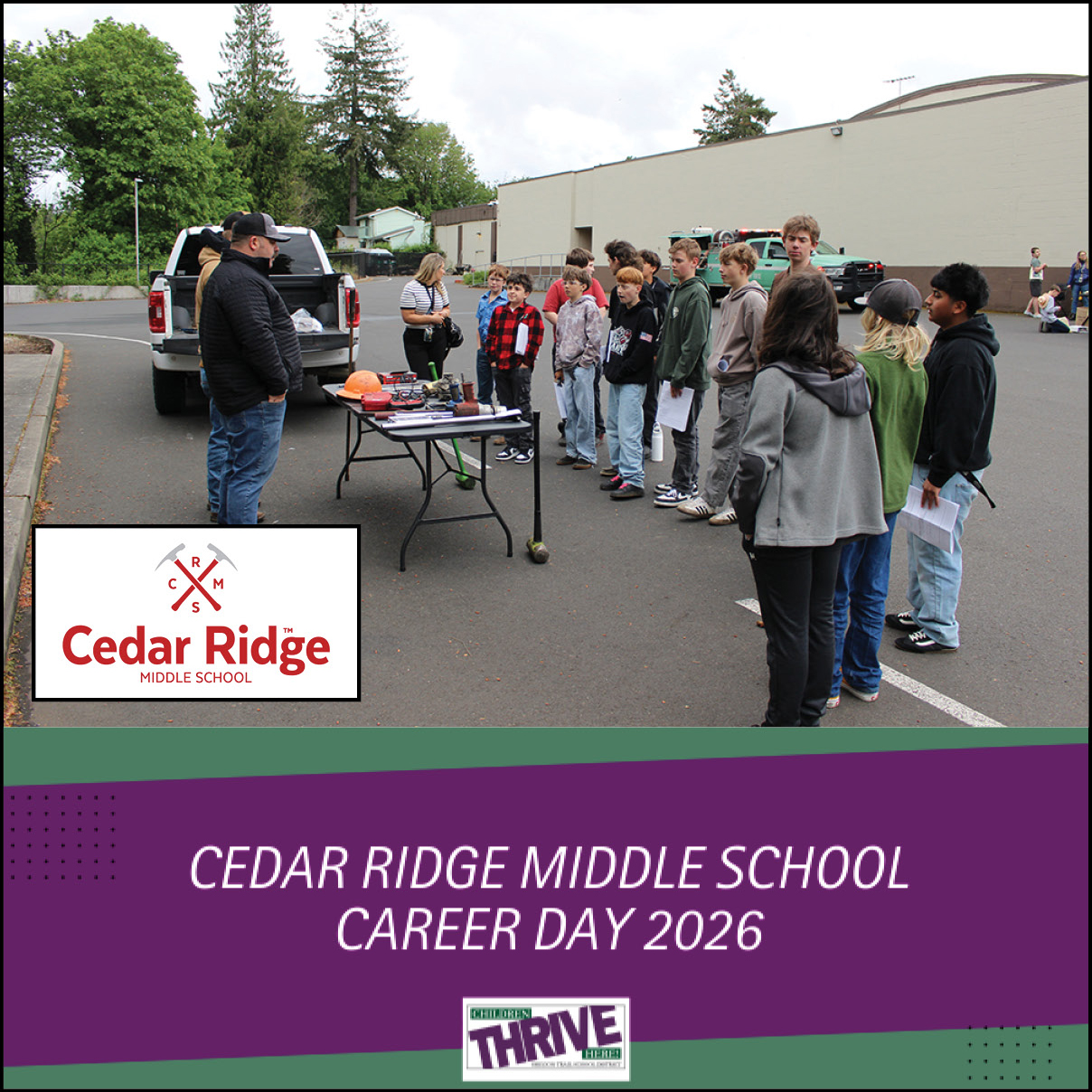 Cedar Ridge Middle School Career Day!