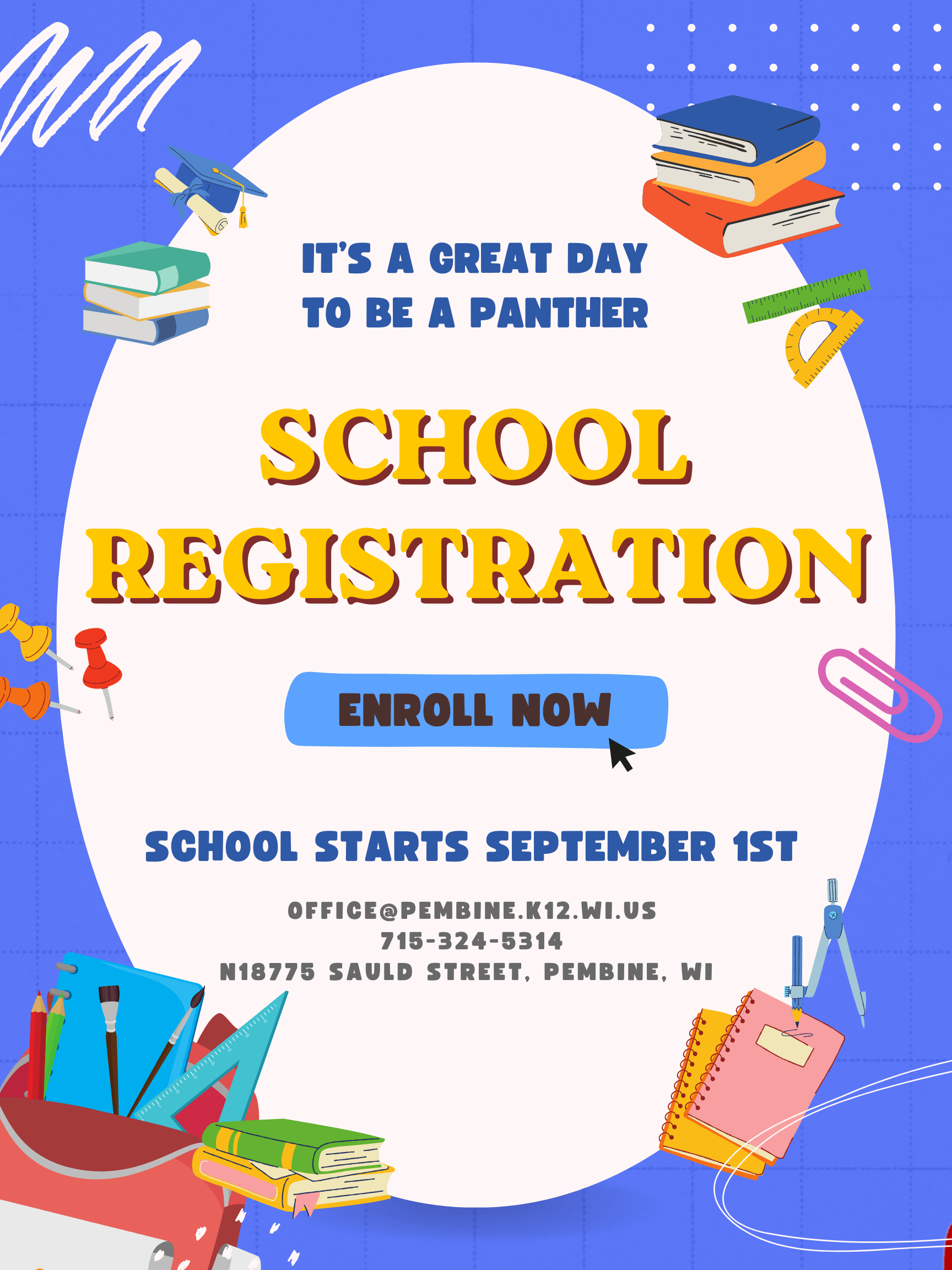 School Registration - First Day 9/1/26