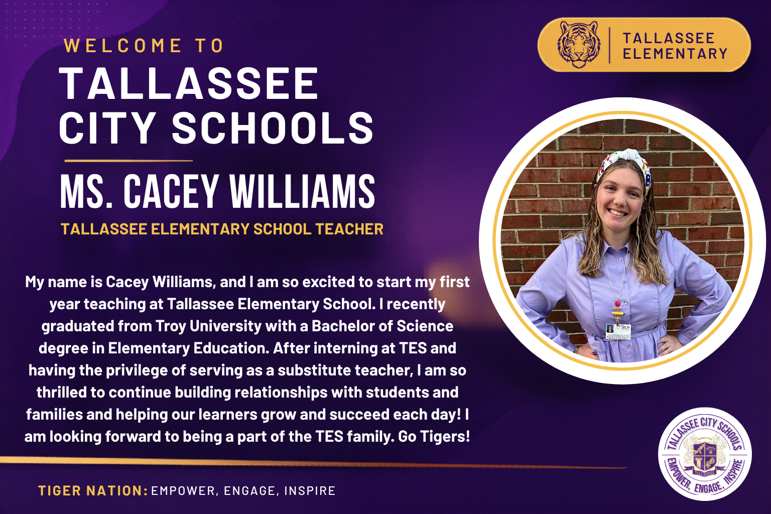 Welcome to Tallassee City Schools!