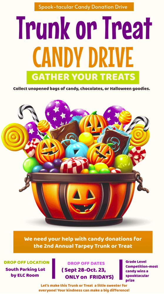 Reminder: Tarpey- Candy Donation