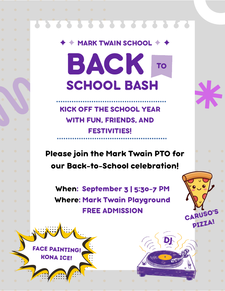Mark Twain PTO Back-to-School Bash