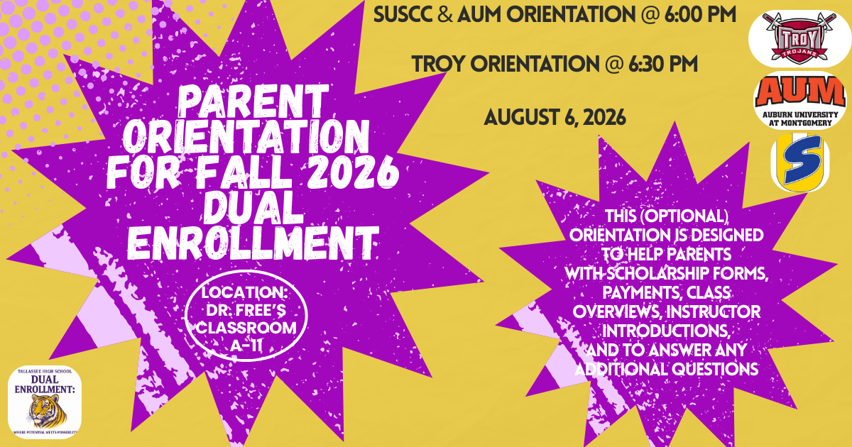 Dual Enrollment Orientation – August 6