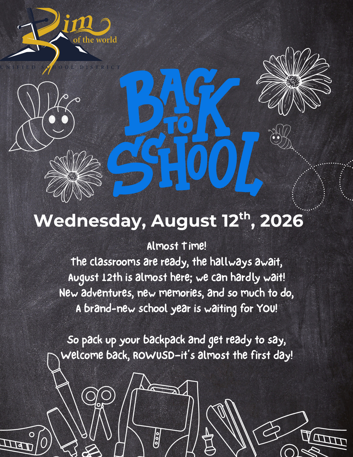 Week of August 10th to August 14th Weekly Kickoff
