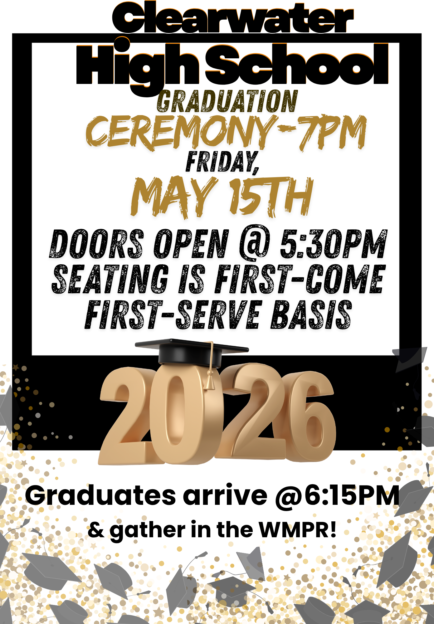 HIGH SCHOOL GRADUATION! 