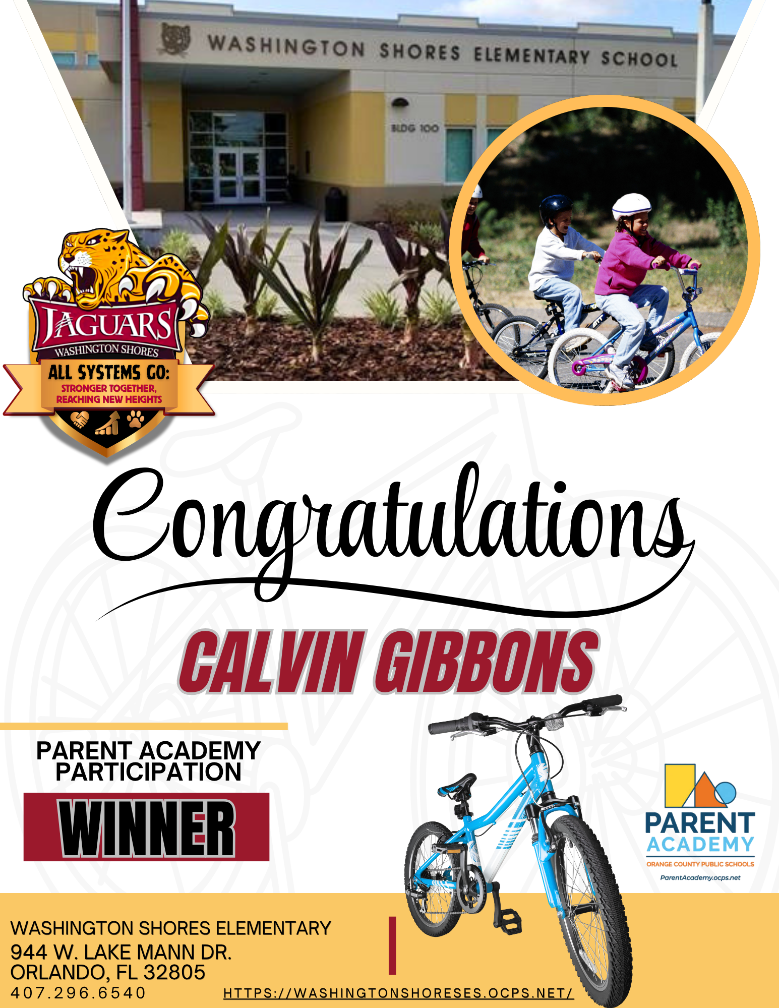 🎉🚲 We Have a Winner! 🚲🎉