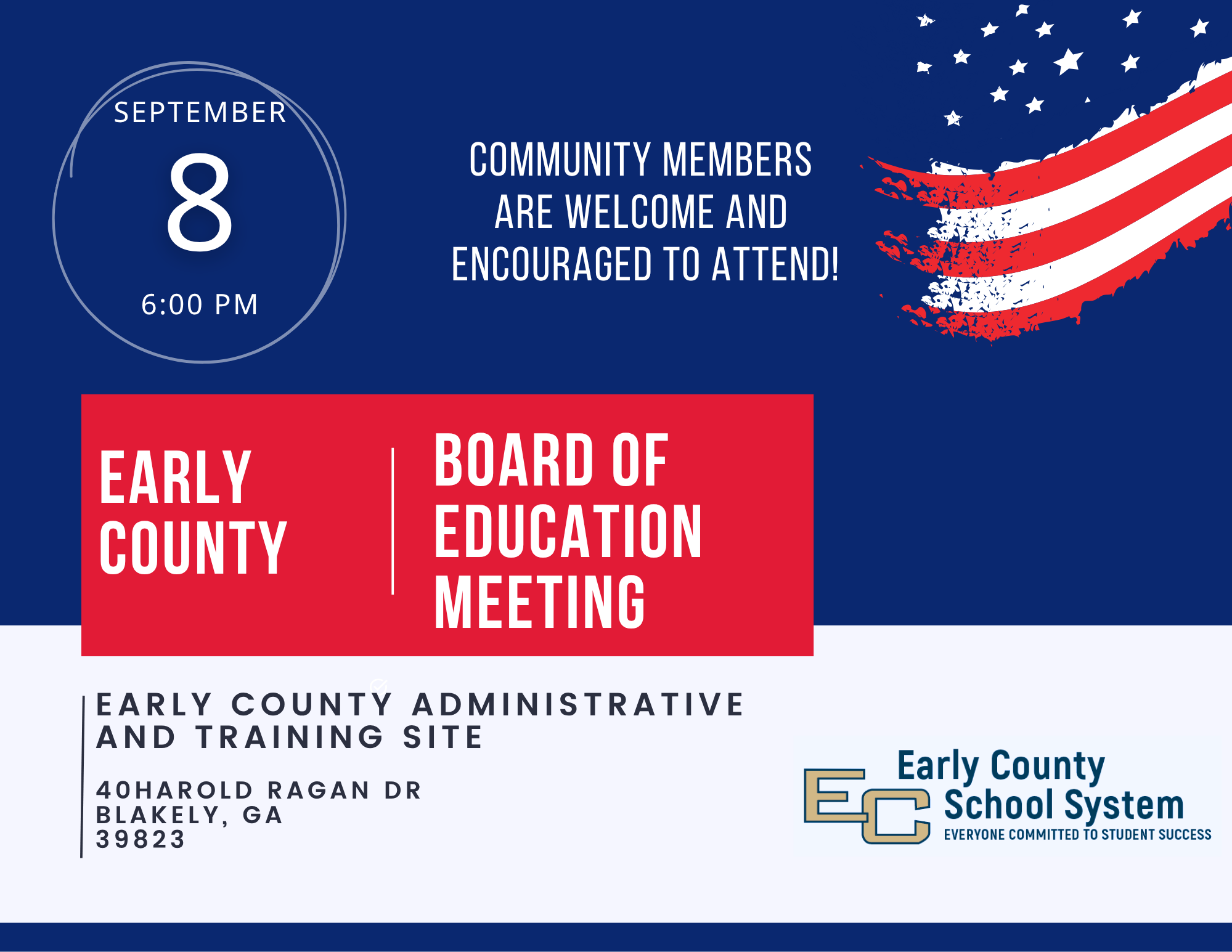 September Board of Education Meeting