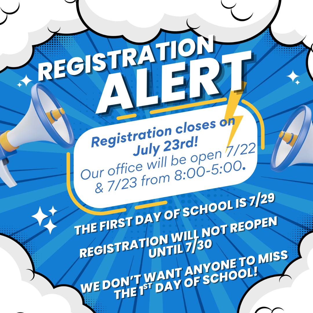 ⏰ Registration Reminder! ⏰