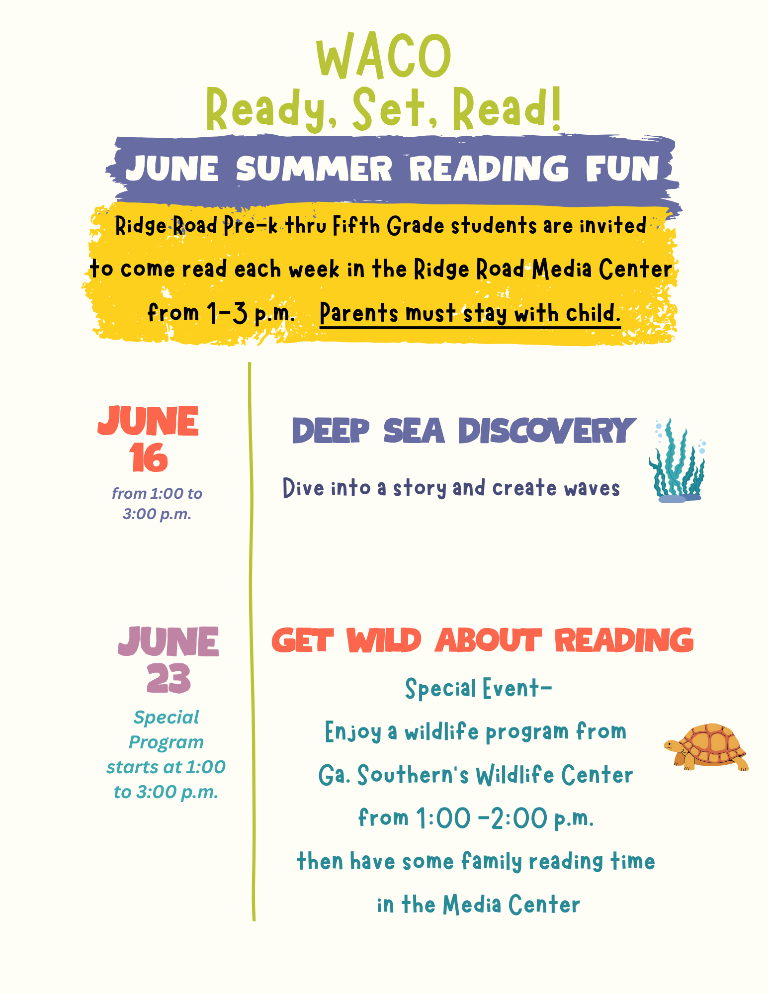 June 16 Summer Reading Program