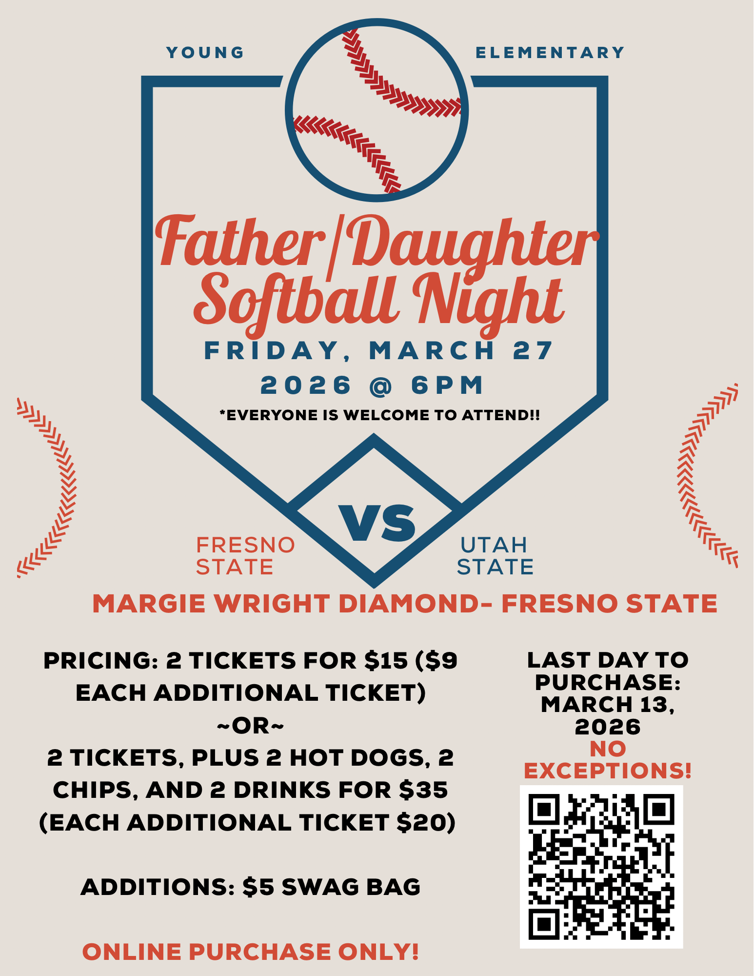 Father-Daughter Softball Night