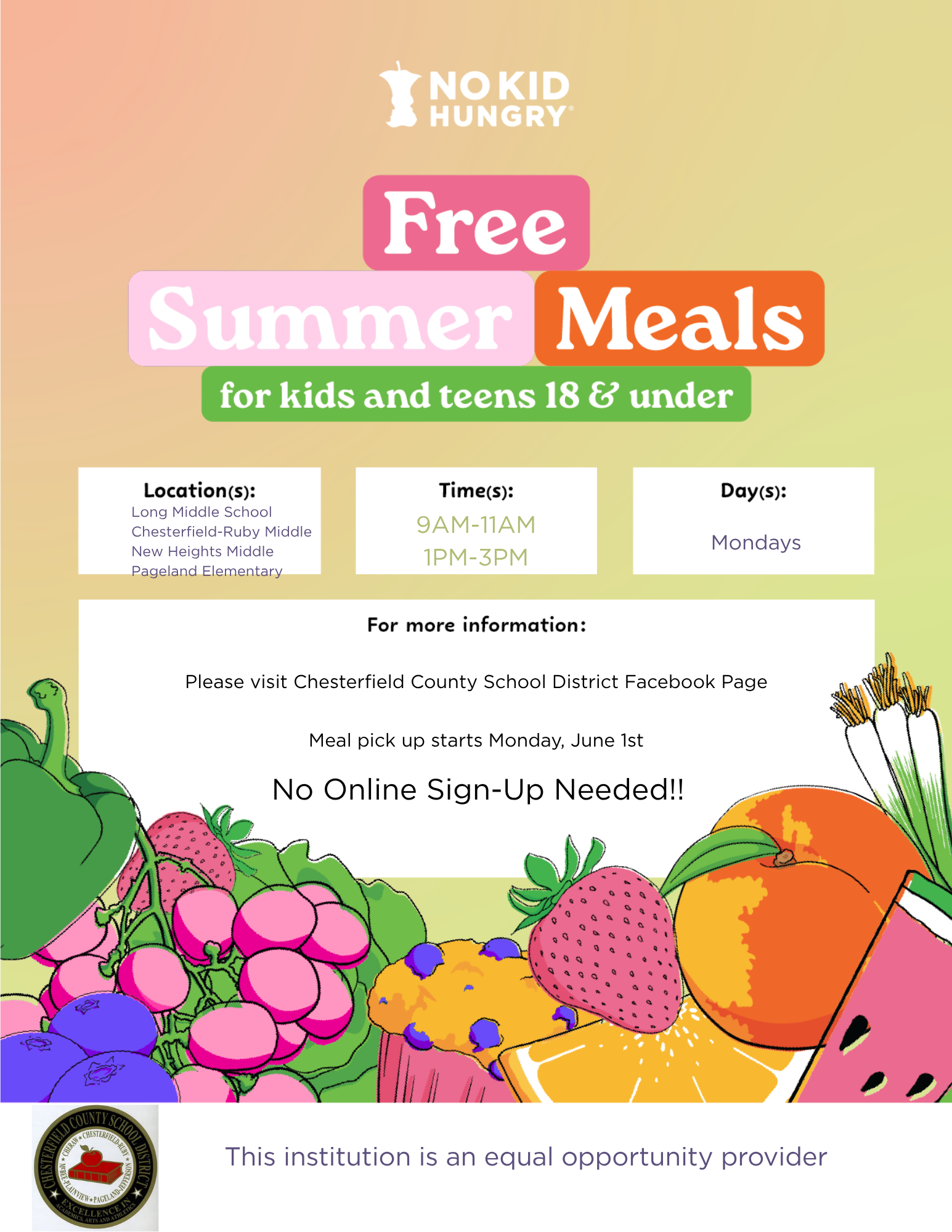 Free Summer Meals