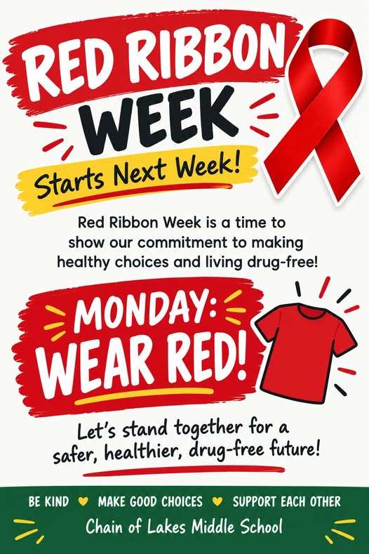 Red Ribbon Week October 26-30