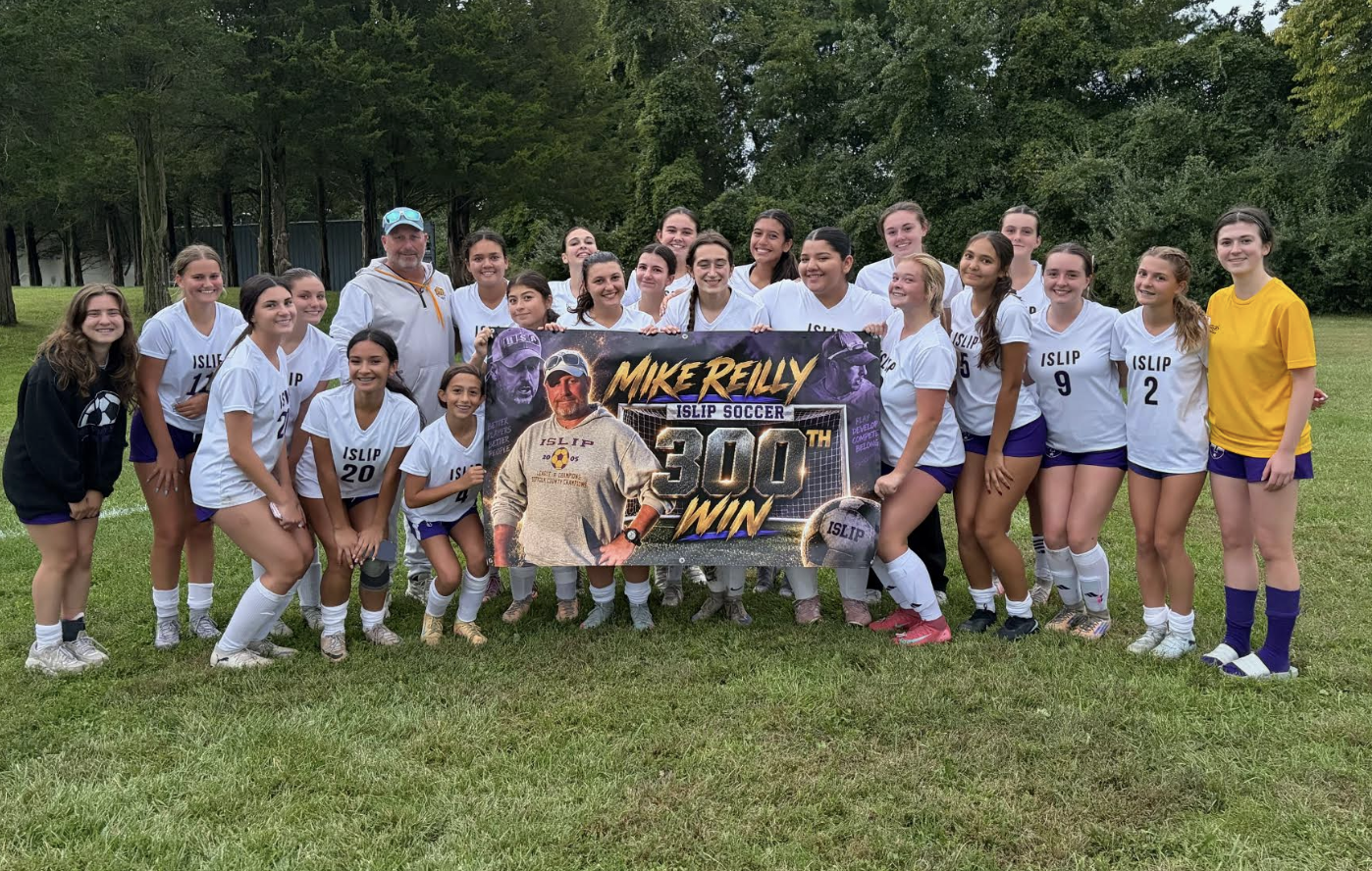 Islip Girls Soccer Coach Mike Reilly Reaches 300 Career Wins
