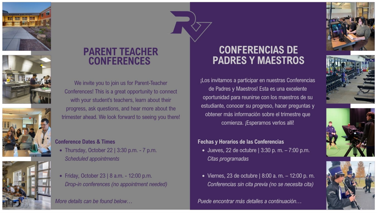Parent-Teacher Conferences Will Be Held October 22 and 23